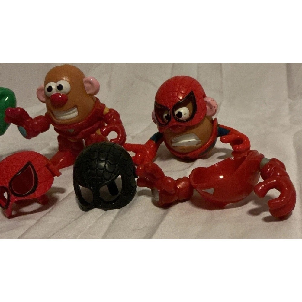 Lot of 3 Mini Mr Potato Head Marvel Mixable Mashable Heroes Incomplete - Picture 4 of 10